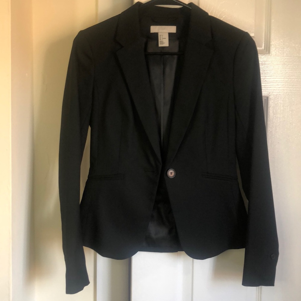 H&M Black Blazer Suit Jacket